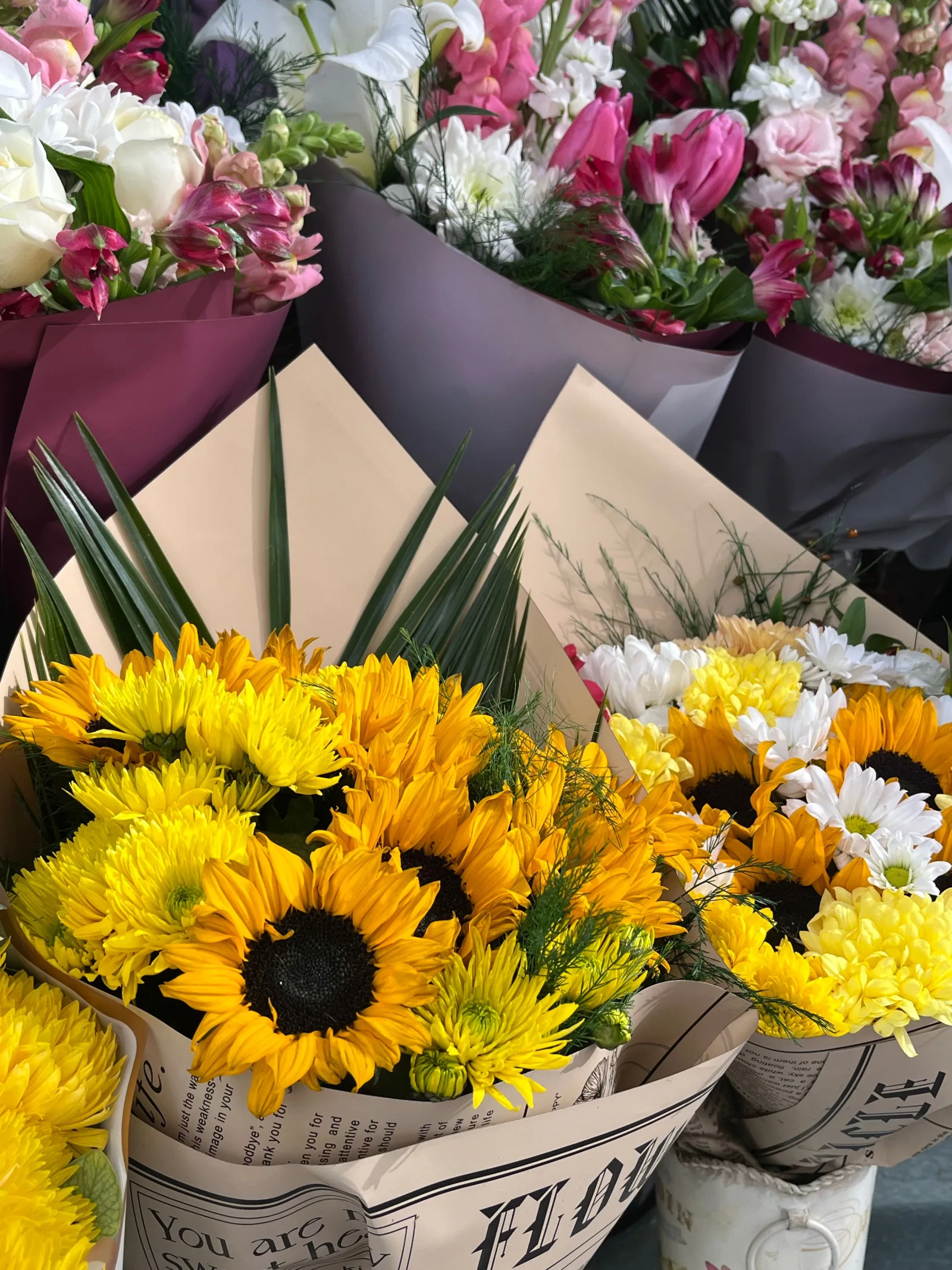 Sunshine Mix flowers