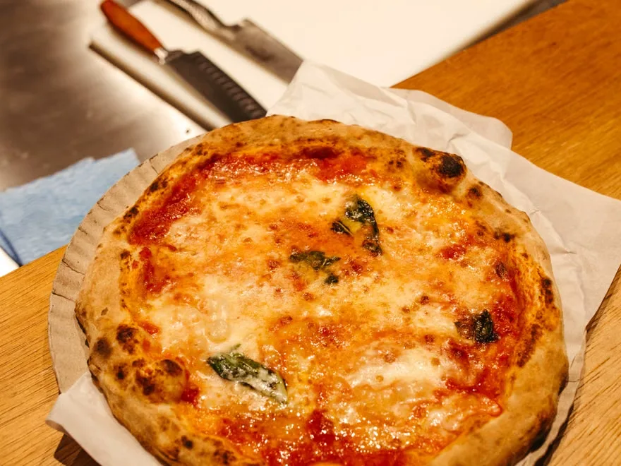 Mediterranean pizza