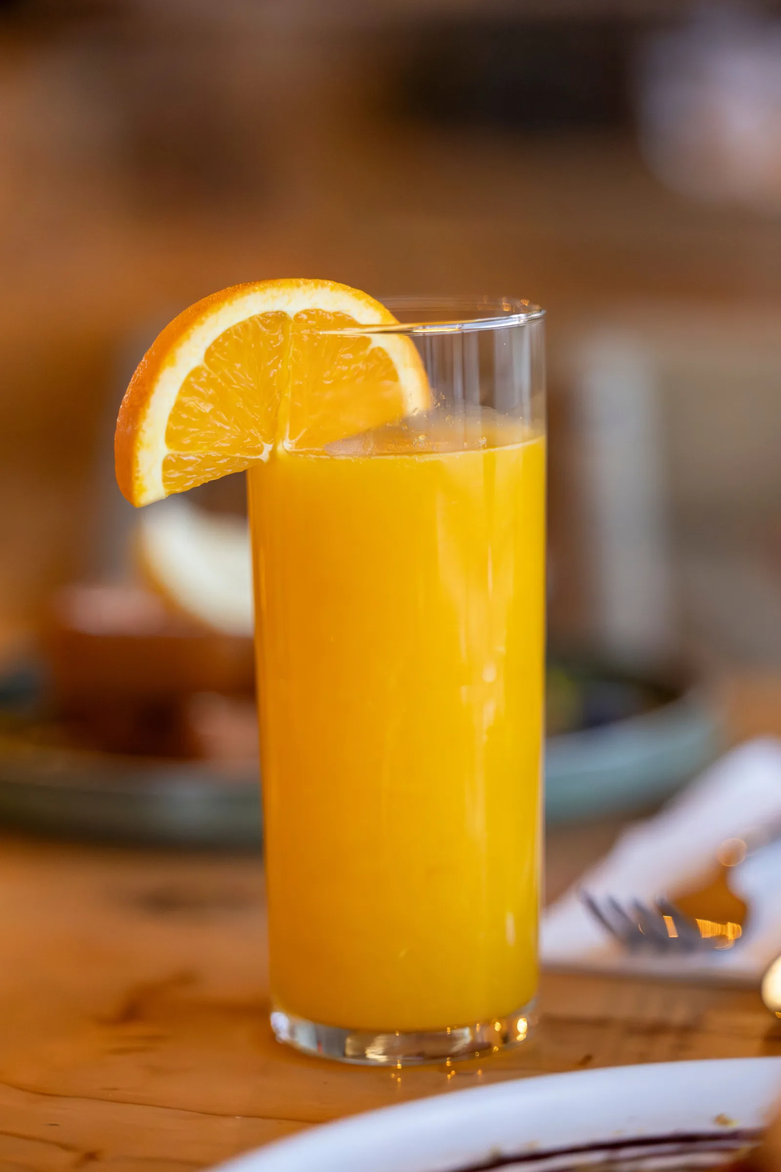 Fresh orange juice