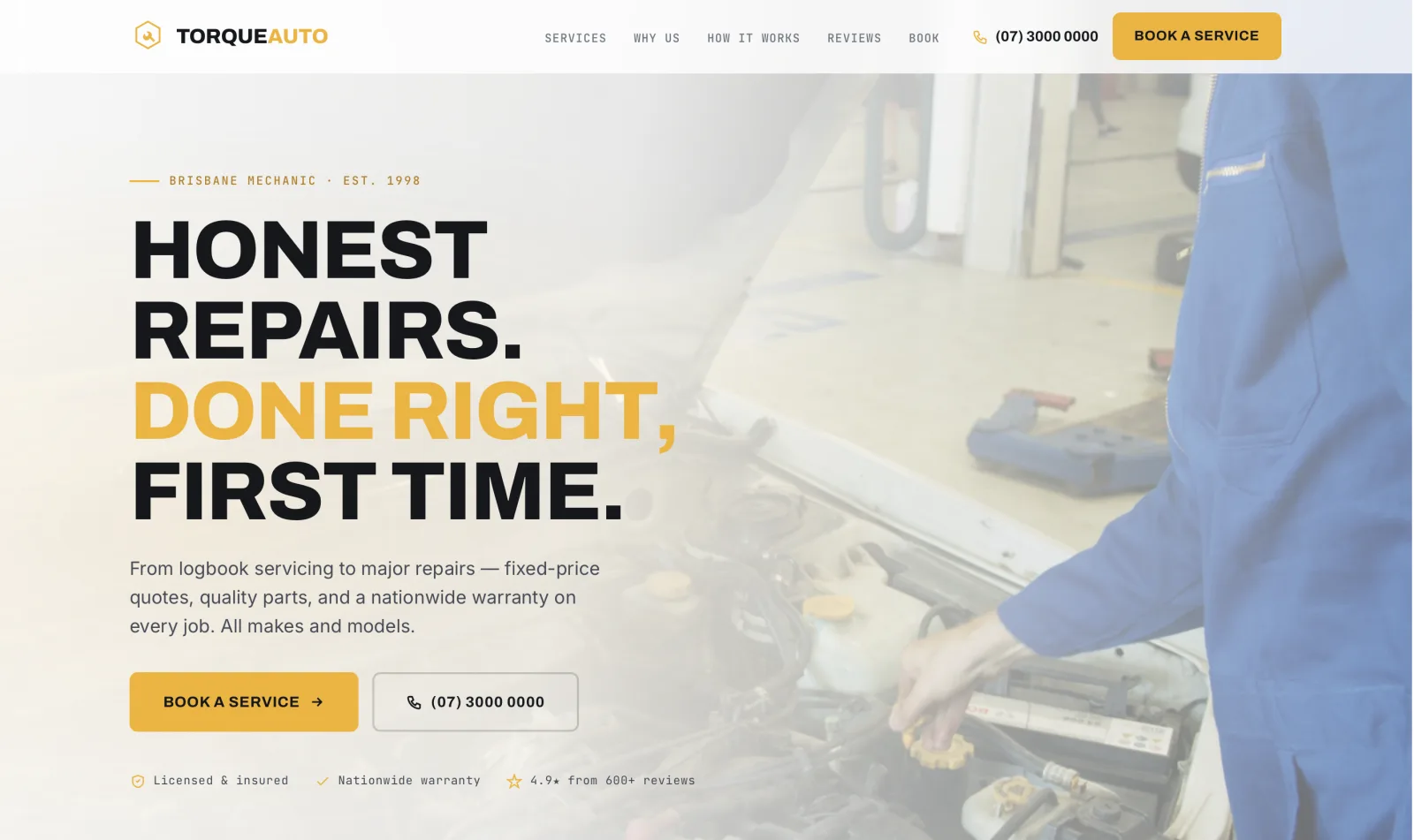 Retail shop website